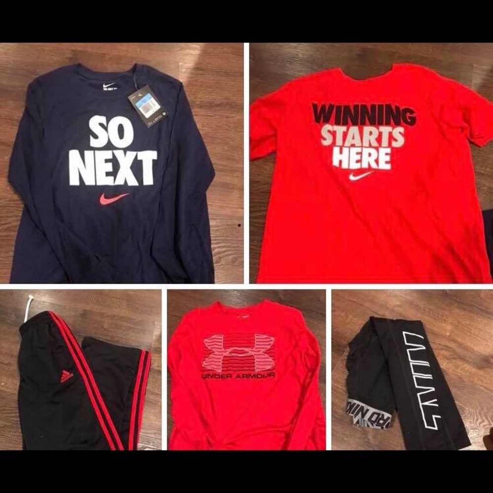 Sports gear (various brands)